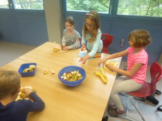 Obst schneiden