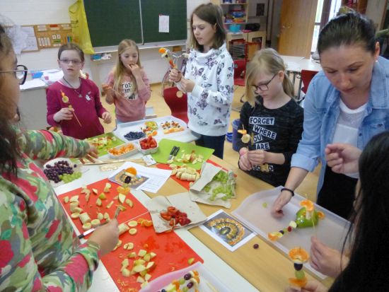 gesundes Frühstück obst