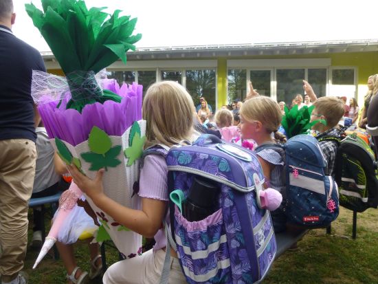 Erster Schultag Büchertasche